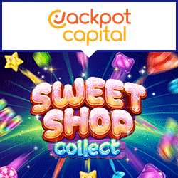 Jackpot Capital - 25 Freispiele für Sweet Shop Collect
