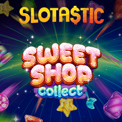 Slotastic - 25 Freispiele für Sweet Shop Collect