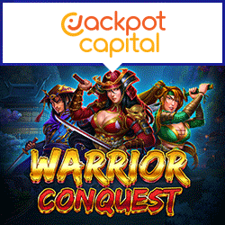 Jackpot Capital - 25 tours gratuits sur Warrior Conquest