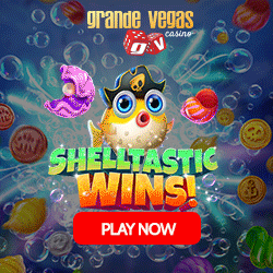 Grande Vegas - 50 free spins on Shelltastic Wins