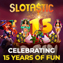 Slotastic Casino $15 No Deposit Bonus All Players Until 31 May Slotastic_15yearsonline_125x125